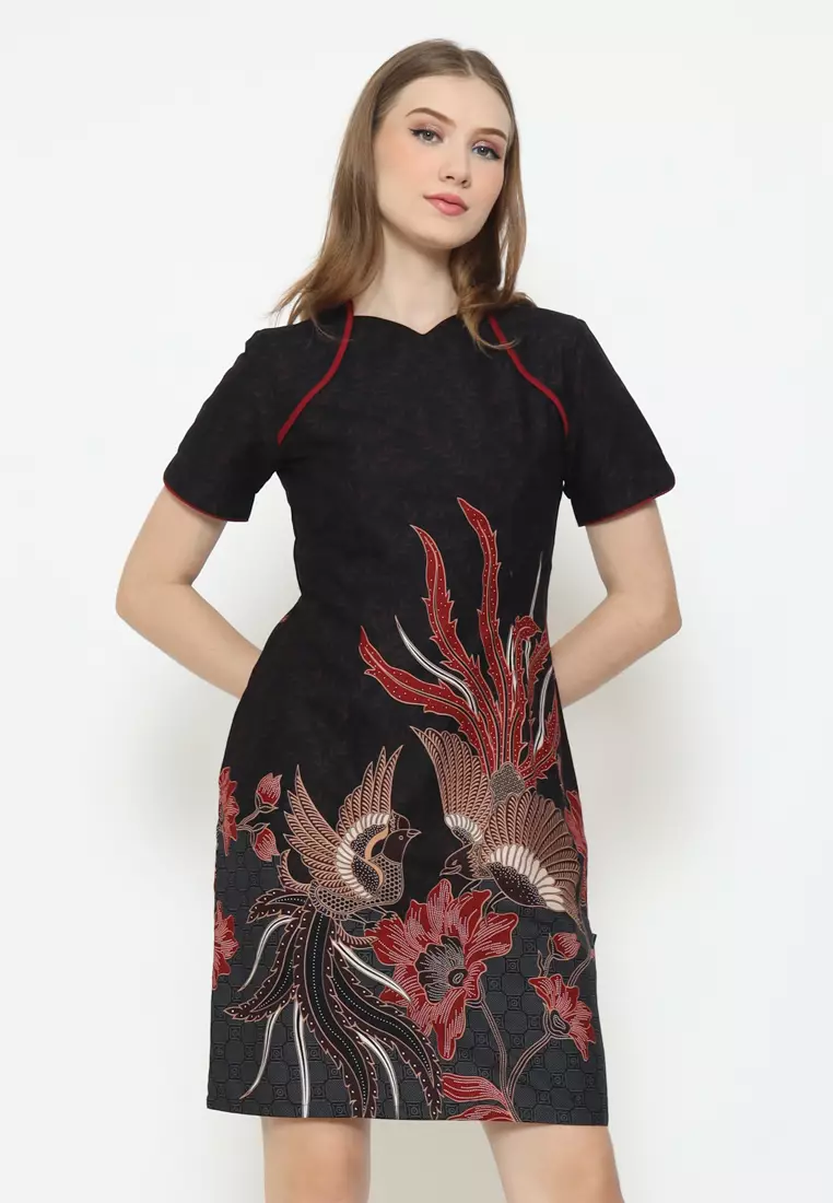 MY AKSA BATIK WANITA DRESS FURING NATHALIE NICHOLAS