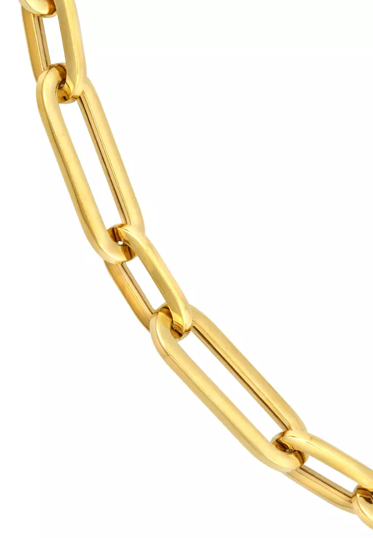 TOMEI Lusso Italia Chain Linked Bracelet, Yellow Gold 916