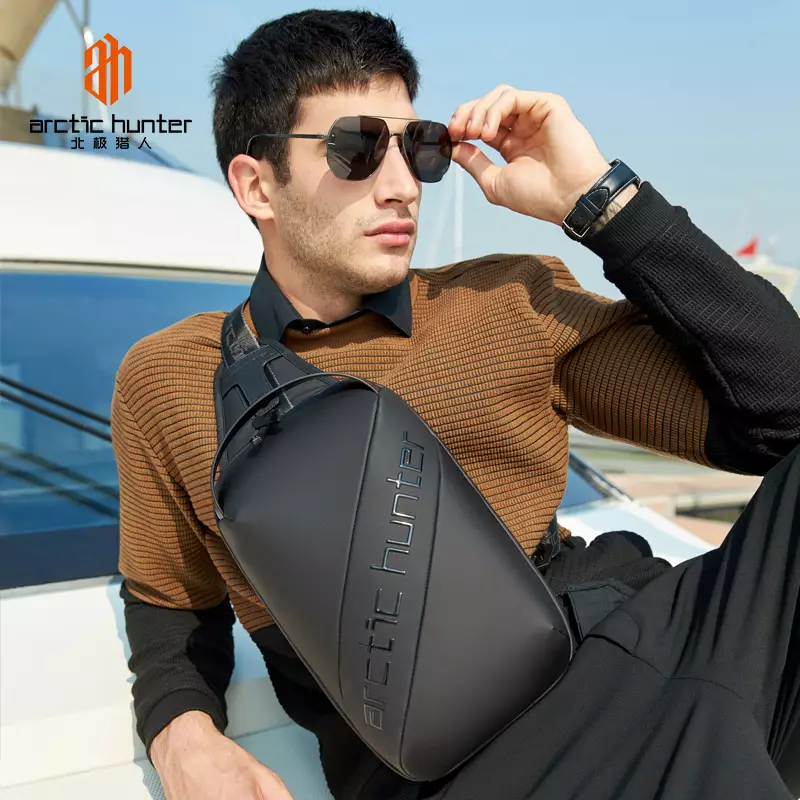Arctic Hunter XB00121 Tas Selempang Sling Bag Pria - BLACK