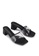 Milliot & Co. black Hollie Open Toe Heels 021B7SH76EAF25GS_2