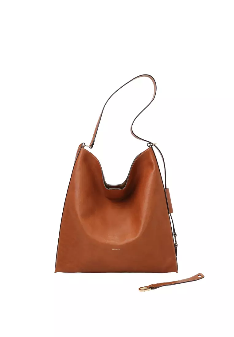 Slouchy Hobo Bag - Caramel