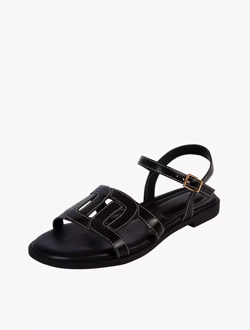 Payless Comfort Plus By Predictions Womens Viva Arch Sandals - Black_05