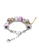 Her Jewellery white and pink and multi and silver Mylady Charm Bracelet Combo (Blue + Pink + White) HE210AC0FI4ESG_4