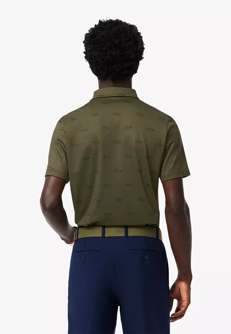 Men's Golf Printed Recycled Polyester Polo Shirt