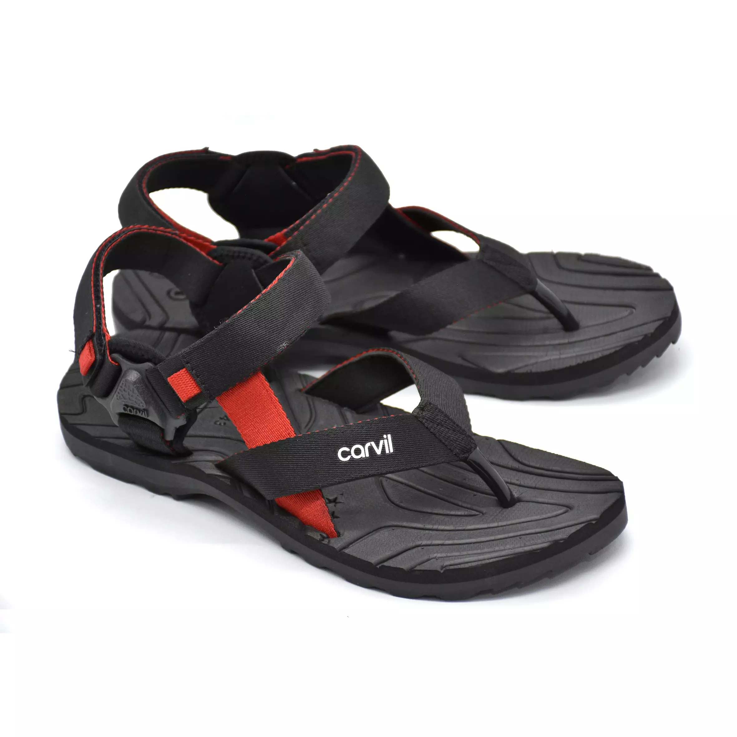 Carvil Sandal Gunung Pria Mechanica-GM Black/Red