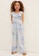 H&M blue and multi Flounce-Trimmed Jumpsuit F899BKAFCD1226GS_3