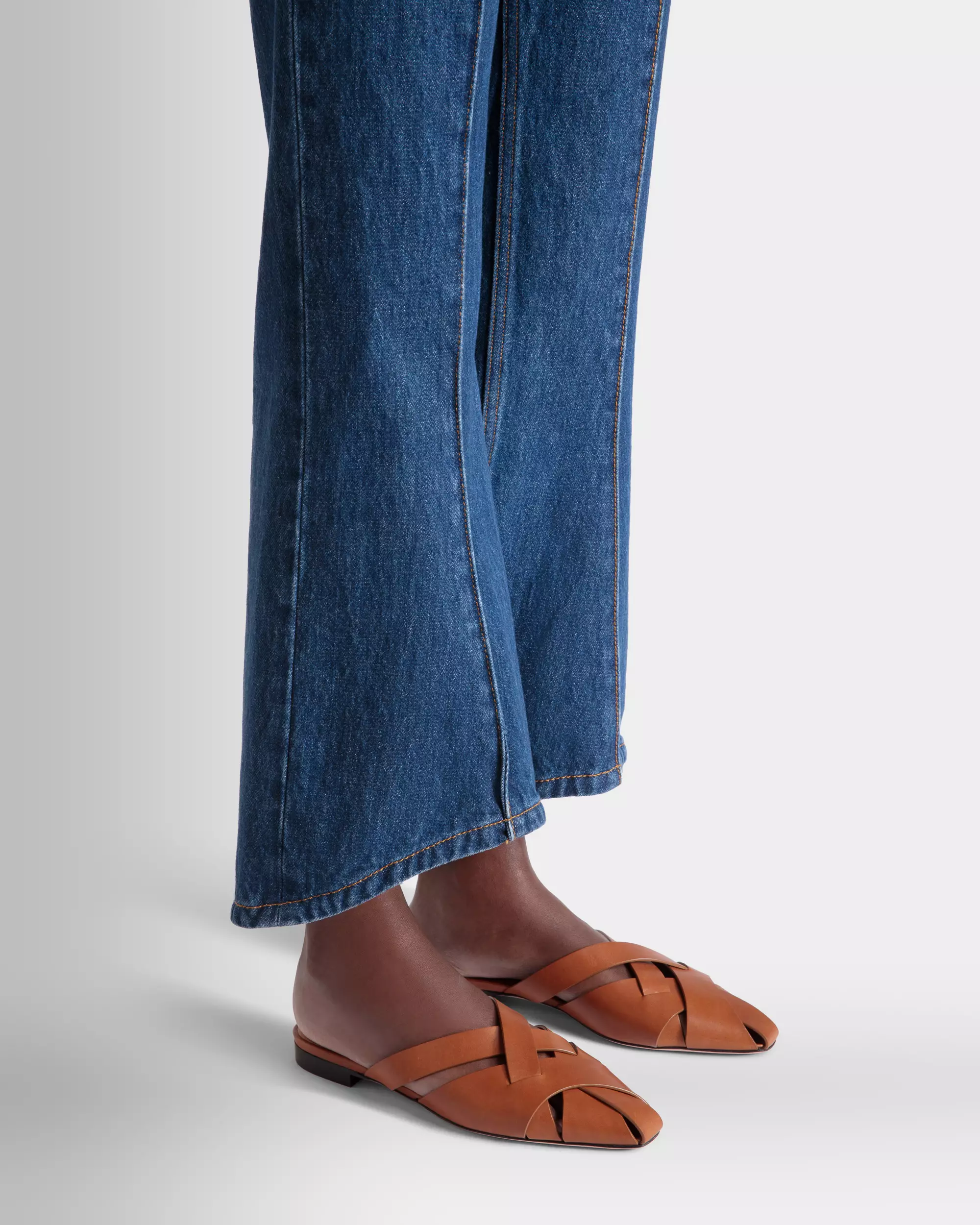 Bally Sarsi Leather Sandal - Brown