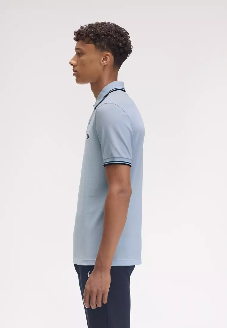 FRED PERRY / 別注 G3600 LIGHT SMOKE / サイズ8 FRED PERRY - The Fred Perry Shirt (G3600) 正規取扱商品