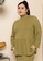 Lubna green Cotton Knit Plus Size Seroja Kurung Set CE964AA58229DBGS_2