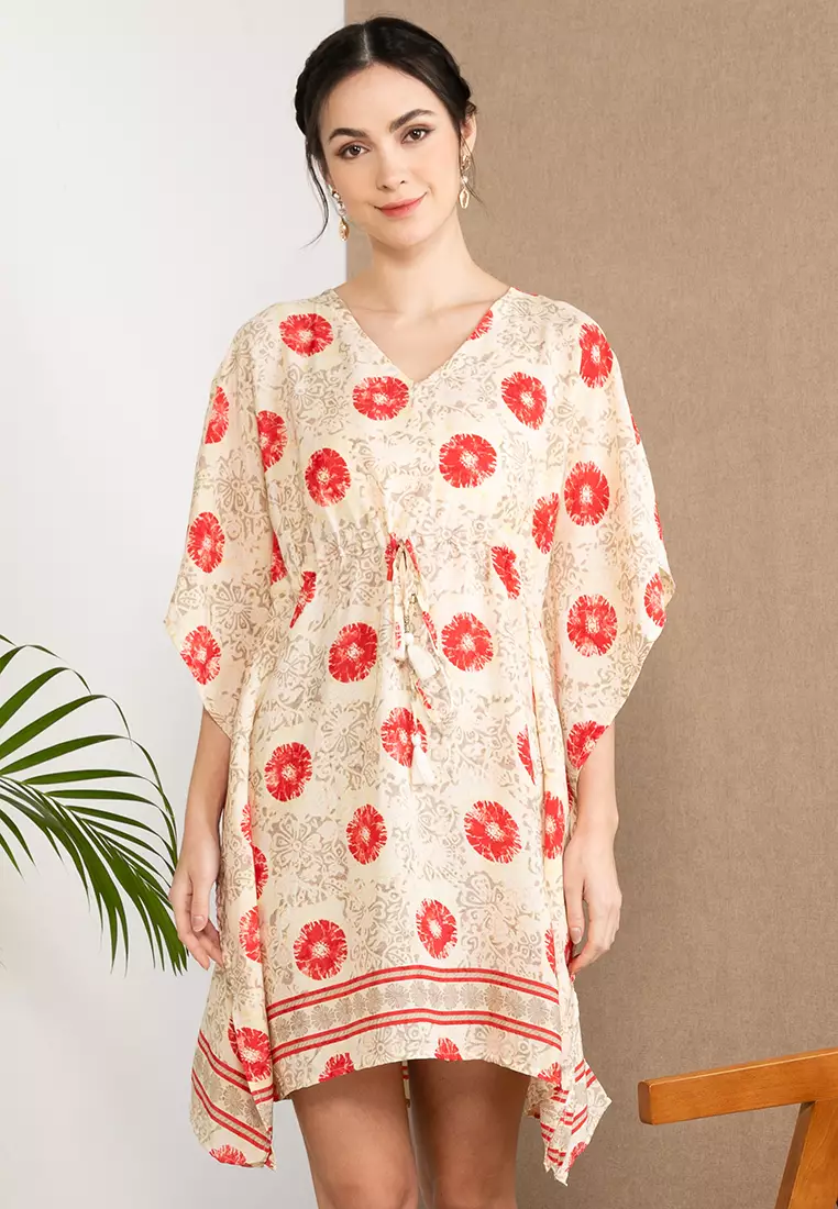 Raja Rani Lifestyle V Neck Mini Kaftan Dress 2024 Buy Raja Rani