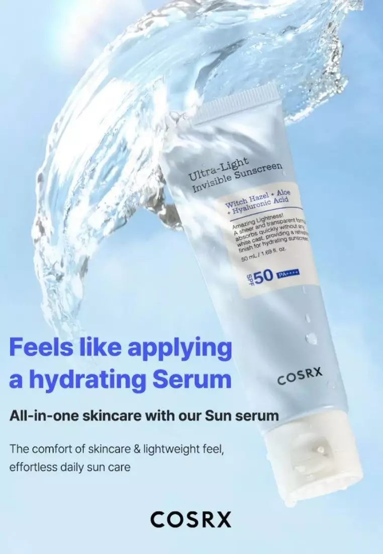 Cosrx New Summer Essential Set(6 Peptide Serum 150ml+Ultra-Light Sunscreen 50ml)