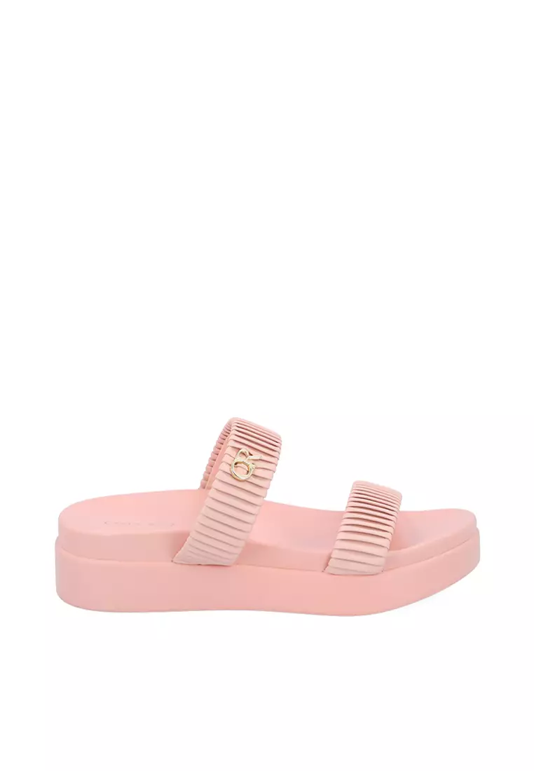 Discount on Carlo Rino  shoes - SKU: Light Pink Cr Fen Strap Flats