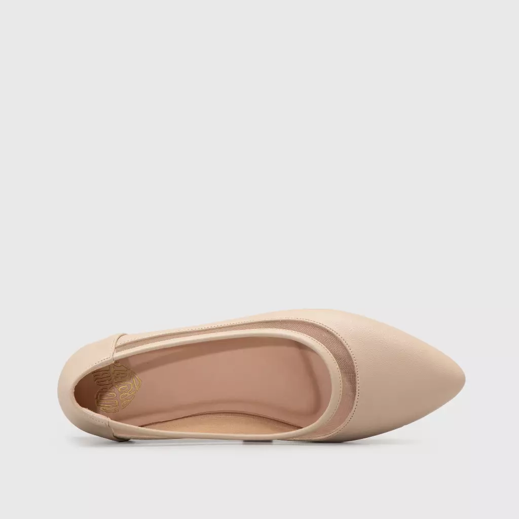 Adorableprojects - Hushfire Flat Shoes Cream - Sepatu Wanita