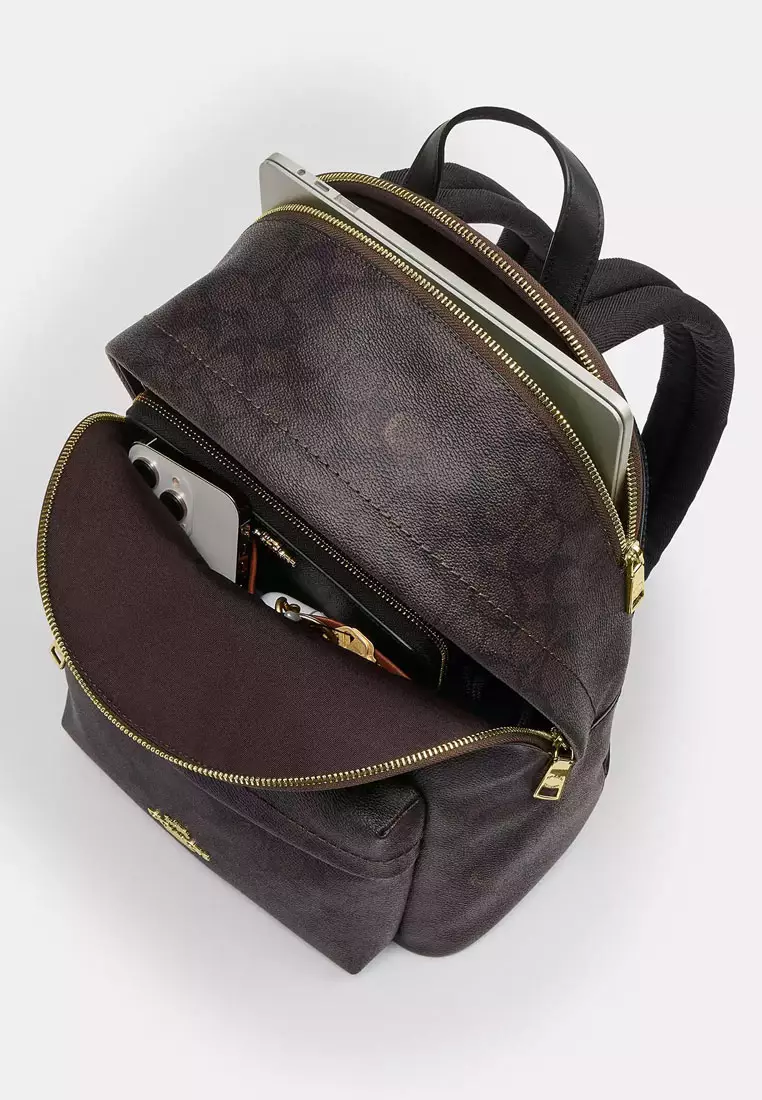 Buy COACH Taylor Small Backpack In Signature Canvas 2026 Online | ZALORA
