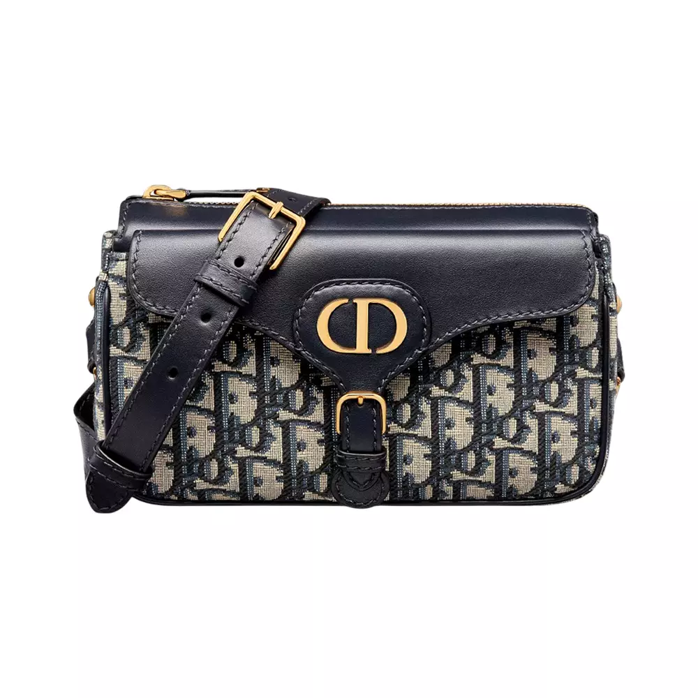 Lady Dior 30 Montaigne Dior Tasche Dior Oblique Bag 30 Montaigne Small Pocket Bag Oblique Jacquard And Smooth  Calfskin Blue