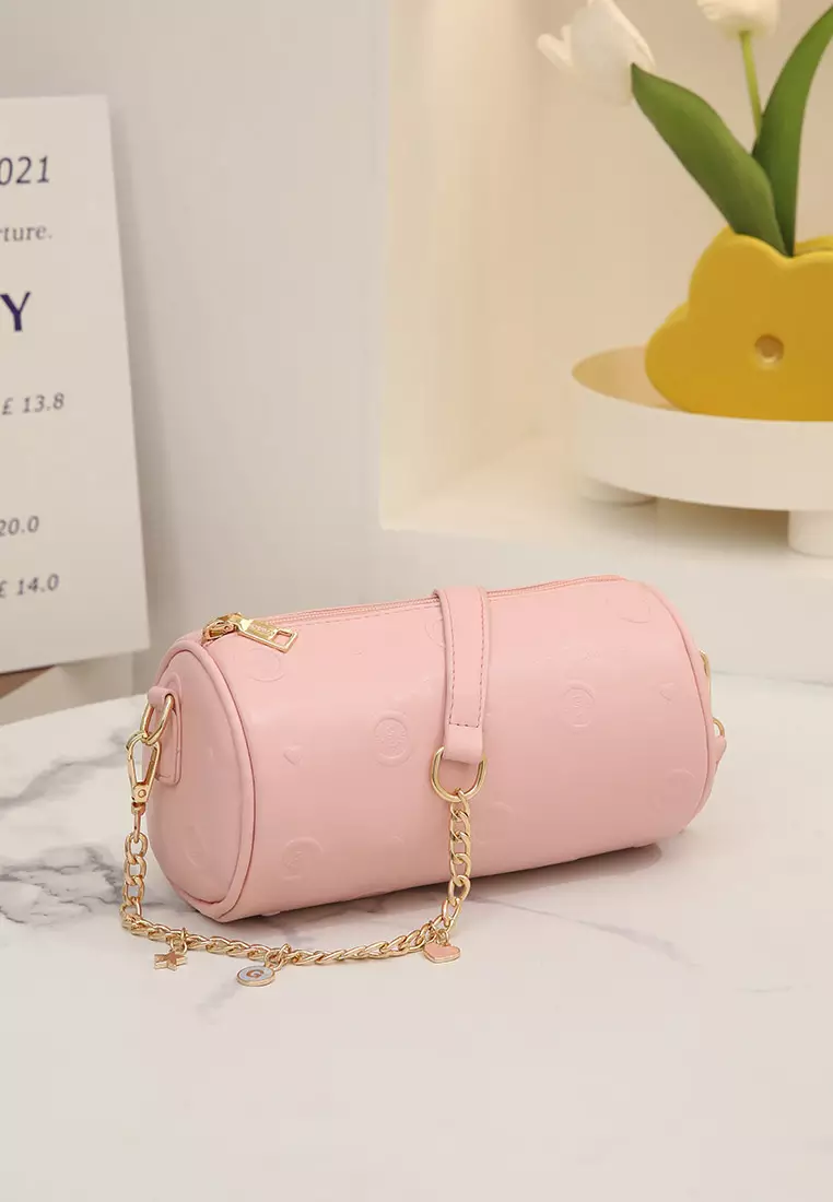 GYKACO KYUTO Pink - Tas Wanita Sling Bag - Fashion Top Handle Bag (Import)