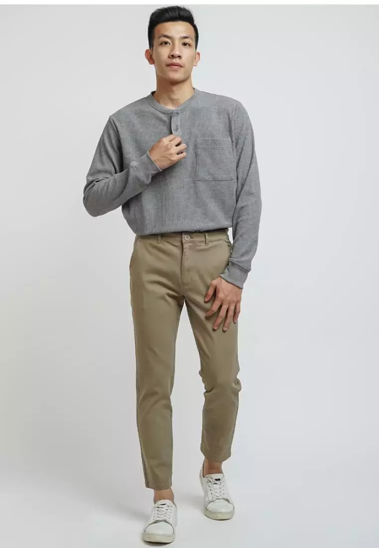 DUST Celana Chinos Hansa Coklat (DM. 3503)