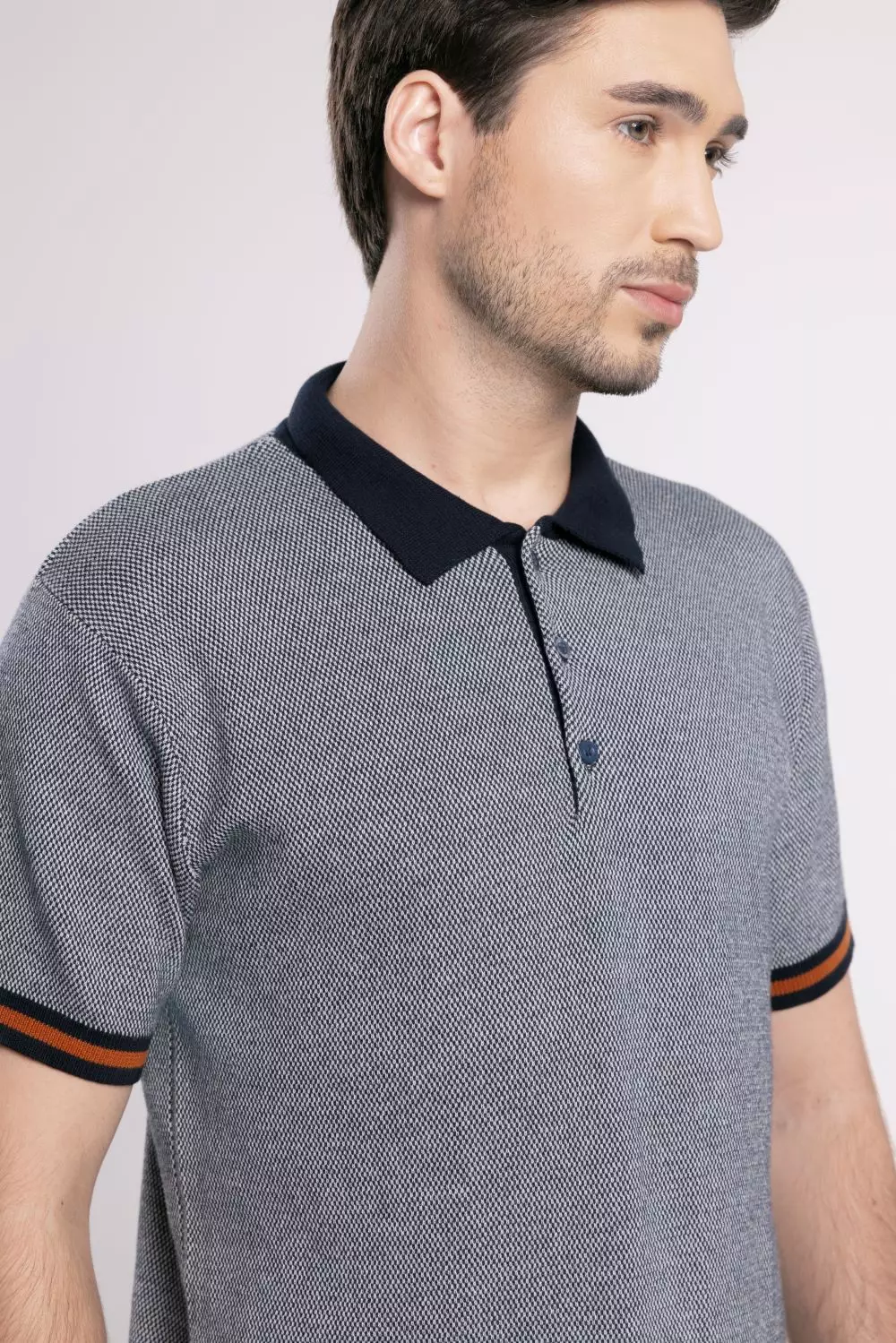 MOC - Kaos Polo Pria Lengan Pendek Karlot - Navy