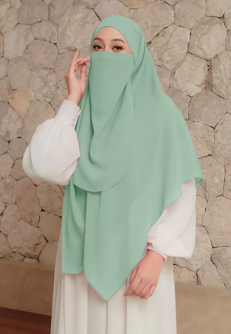 KHIBAN KHAIRA MAGNET PLUS NIQAB - CYAN