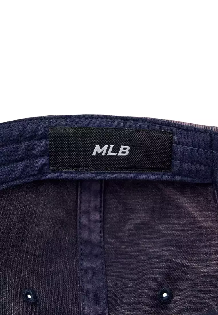 Jual MLB Korea Heavy Washing Unstructured Ball Cap - LA Navy