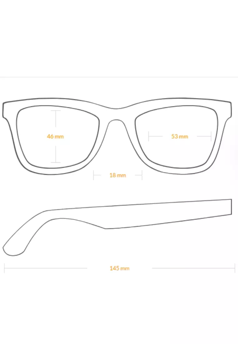 Men Black Glasses (BE2361D Asian Fit 3001)