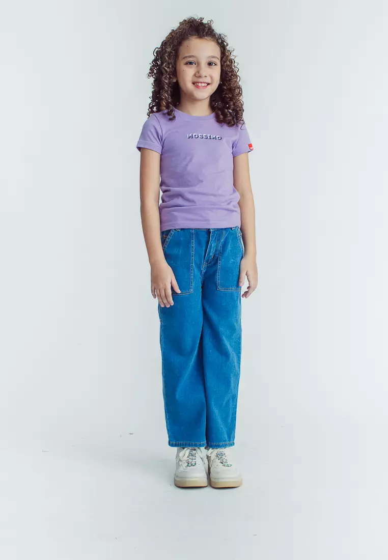 Buy Mossimo Mossimo Kids Kelly Medium Blue Carpenter High Waisted
