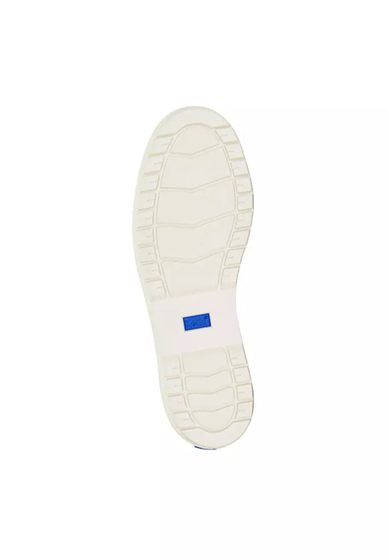 Women's Triple Decker Loafer Lug Chain Applique Sneakers White (WH67637)