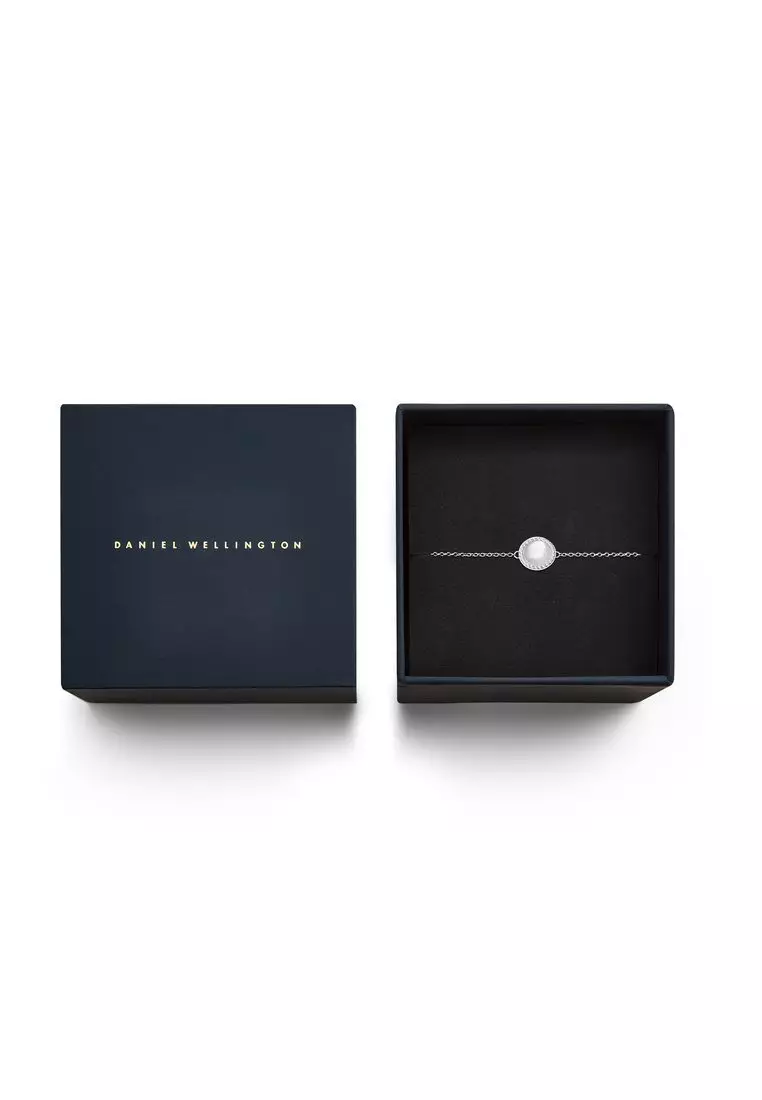 Audrey Bracelet Mother of Pearl Silver - Unisex Bracelet for women and men stainless steel Bracelet DW Official Authentic Original gelang tangan perempuan lelaki DW