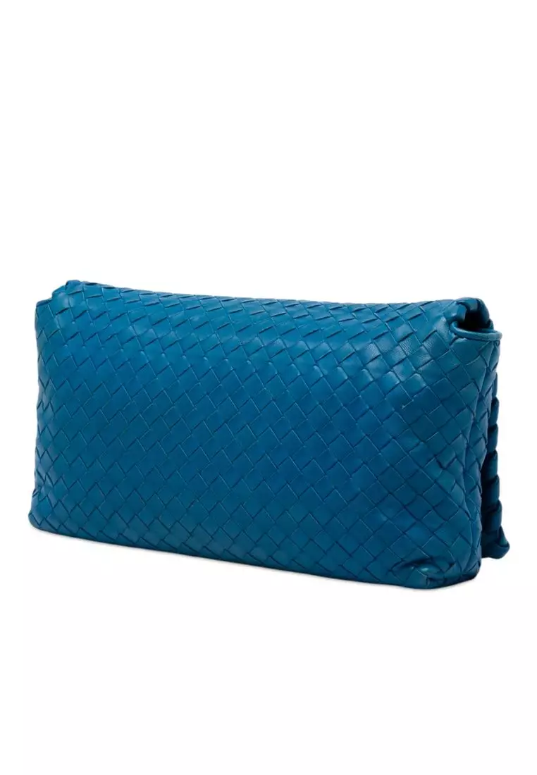 Pre-Loved Bottega Veneta Nappa Intrecciato Flap Crossbody