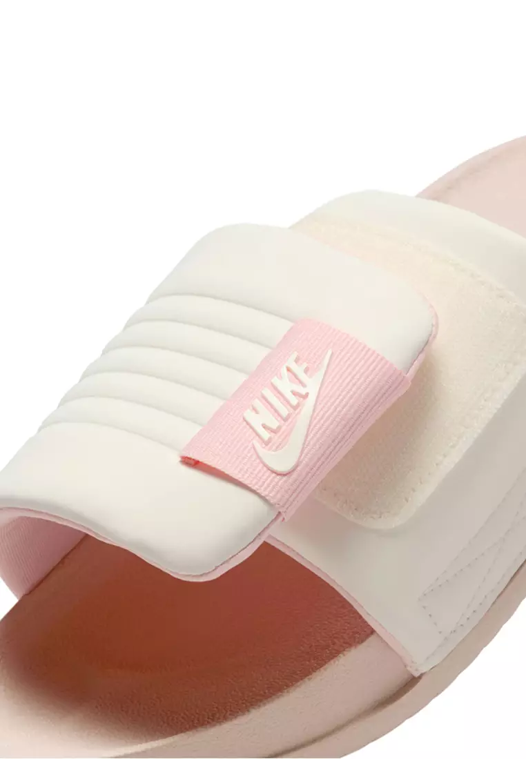 ★ Nike★ Offcourt Adjust W Sanddrift Washed Coral Pale Ivo Nike Women's Off Court Adjust Slide Slippers 'Sand Drift