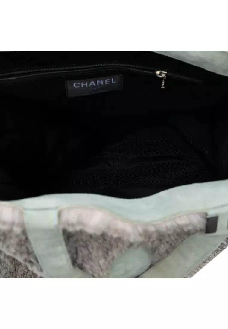 Pre-Loved Chanel Cc Lapin Fur Tote