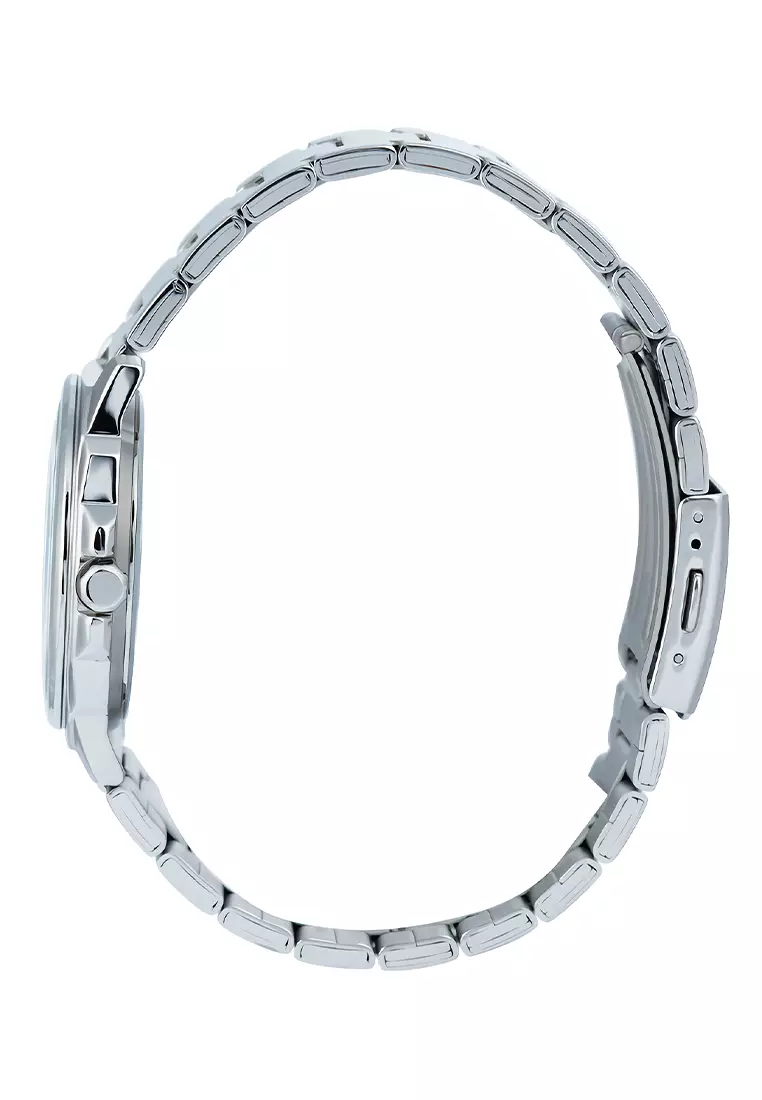 Casio - Jam Tangan Analog Pria - Silver Blue - Stainless Steel - MTP-E720D-2AV