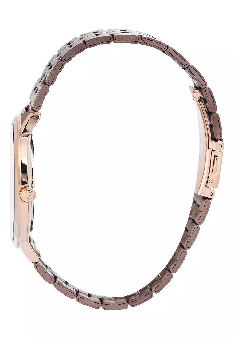 Jam Tangan Pria Alexandre Christie Classic Steel AC 8692 MHBROBO Brown Stainless Steel