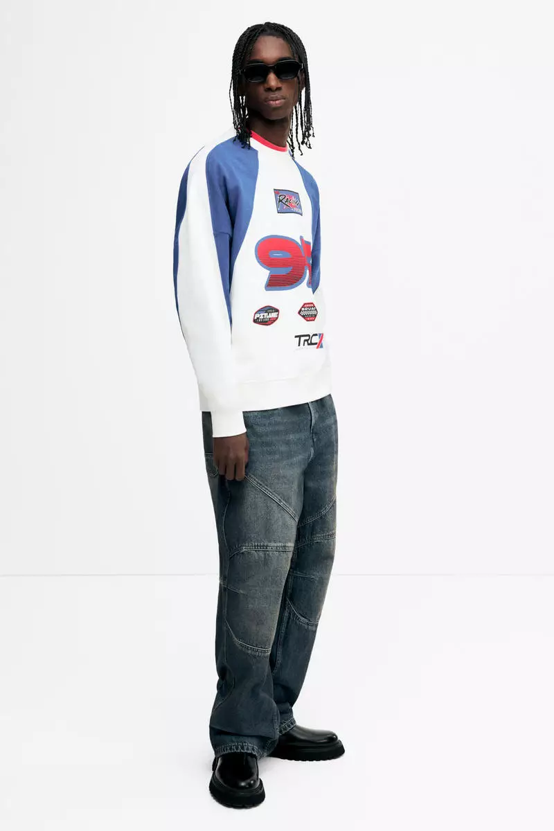 Oversized Fit Printed sweatshirt