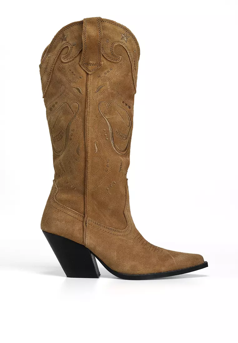 ZARA Embroidered Boots 2025 Buy ZARA Online ZALORA Hong Kong