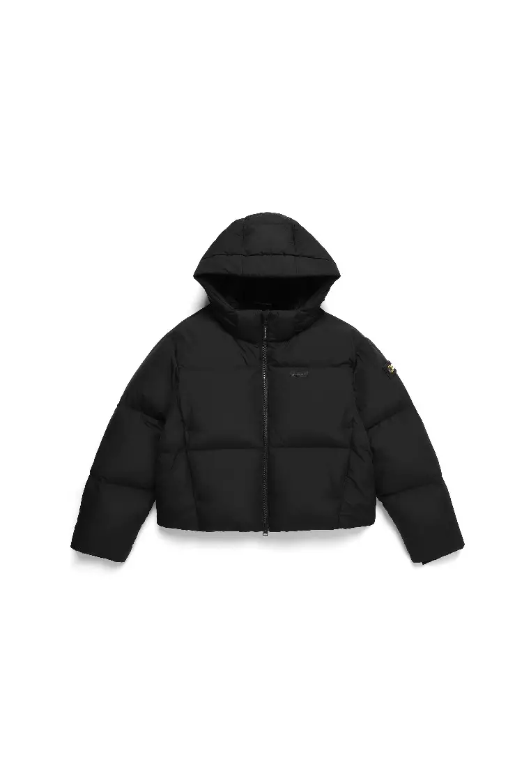 Women’s CAYMAN Detachable Hood Cropped Down Jacket