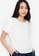 ZALORA BASICS white 100% Recycled Polyester Puff Sleeve Top 7C261AA0661803GS_3