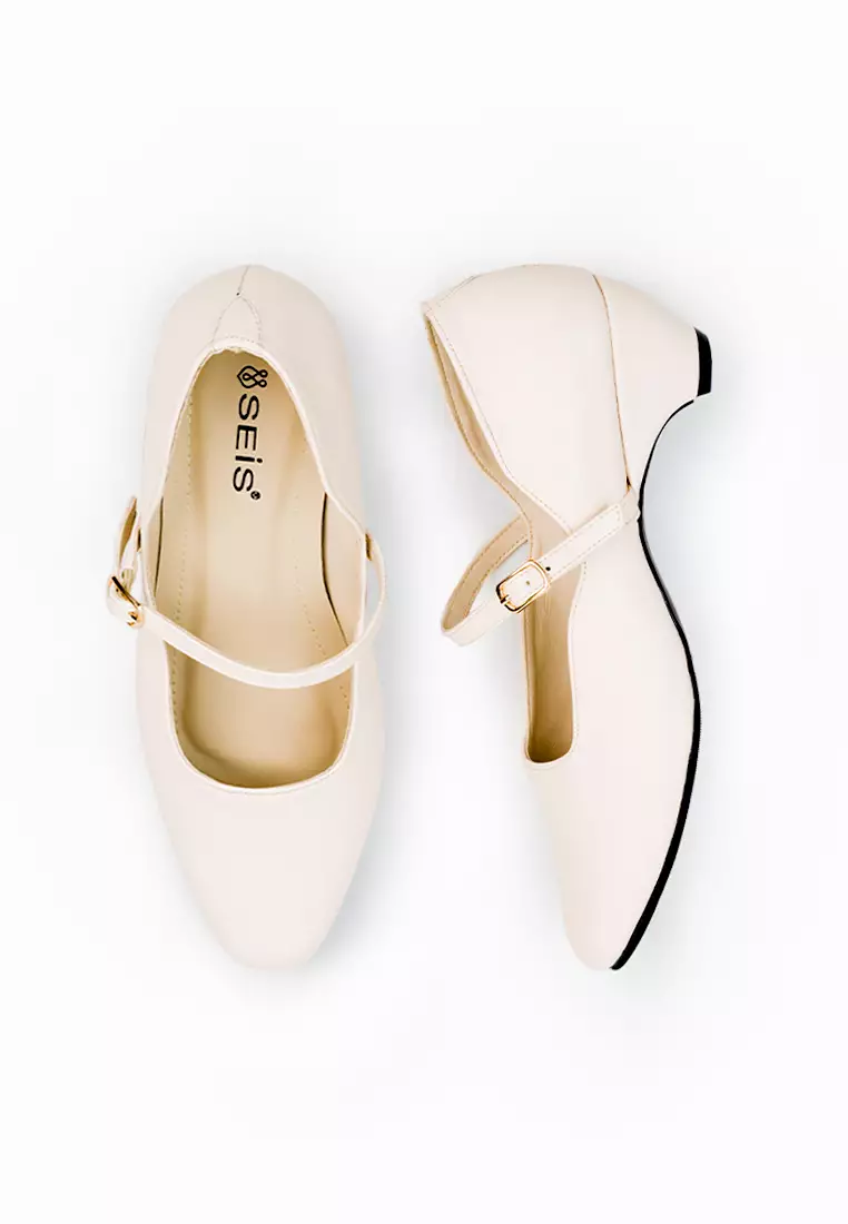 SEIS Audrey Sepatu Pantopel Wanita | Sepatu Heels Wanita Hak 3 cm