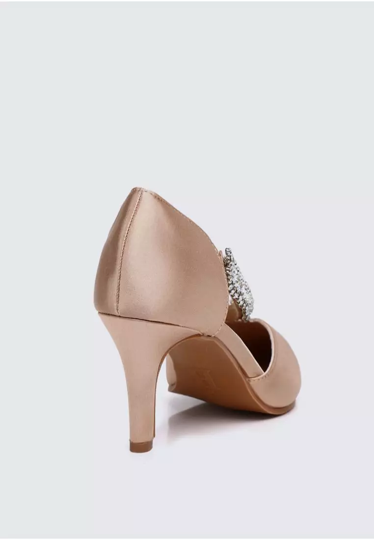 Comfy rose gold heels store