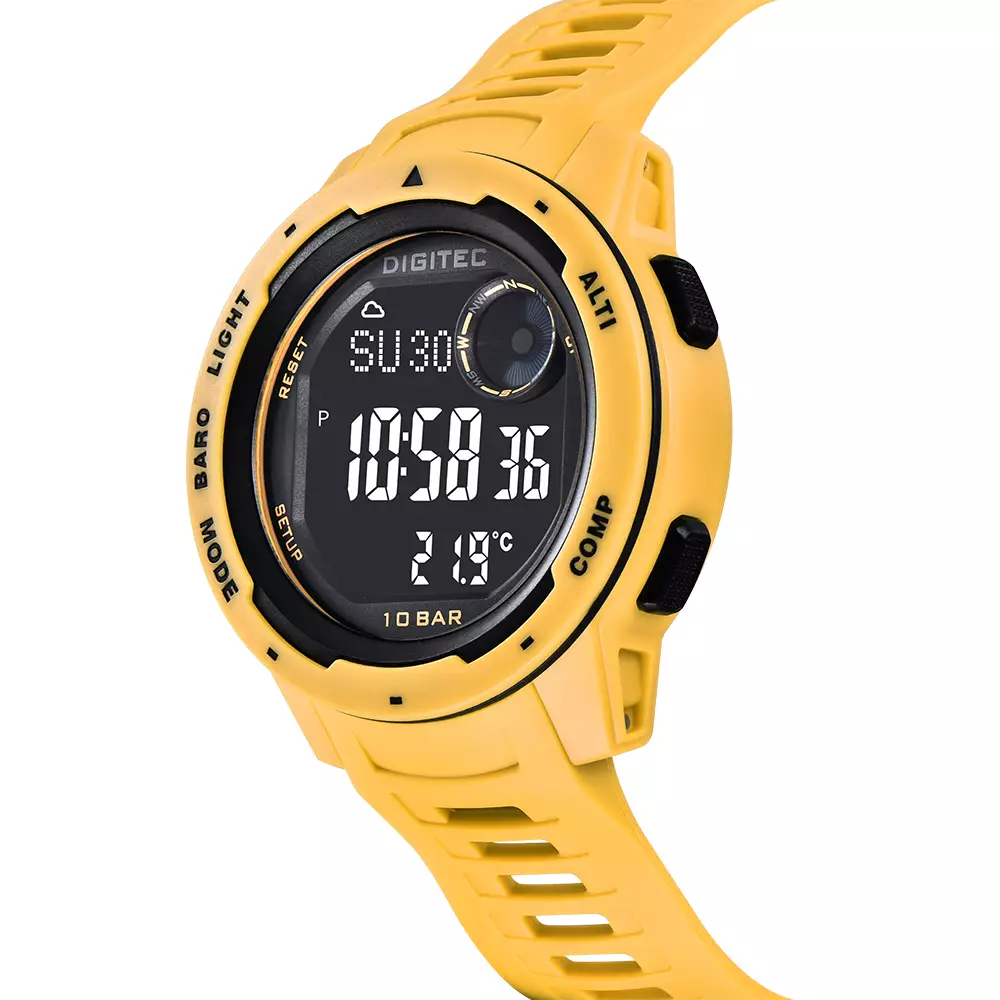 DIGITEC Jam Tangan Digital Pria DS-8100T Sport Watch - YL4B Yellow
