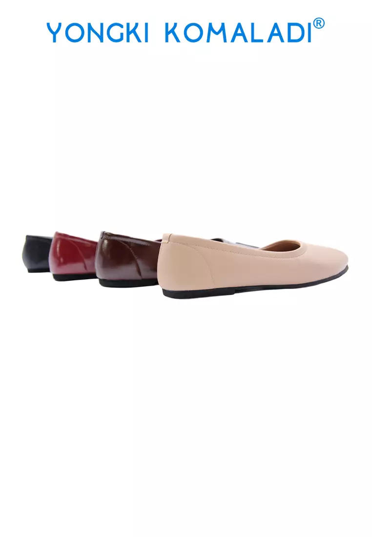 YONGKI KOMALADI FLATSHOES OL-AR8906-24 COKLAT MUDA