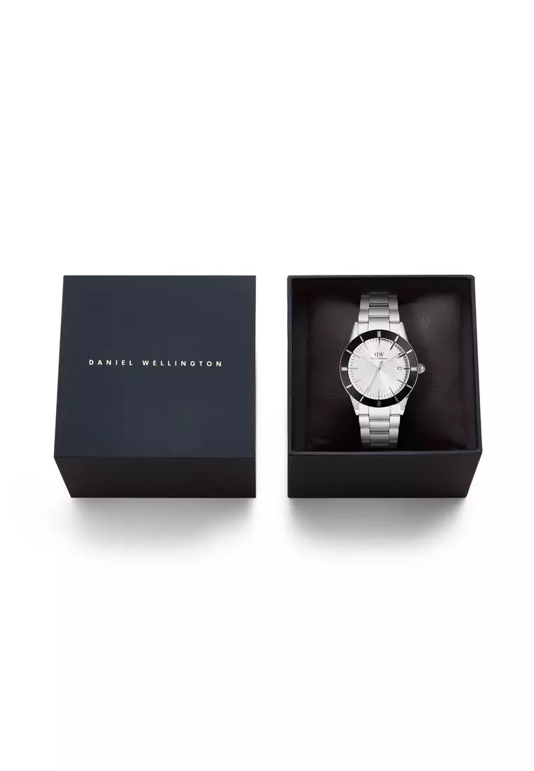 Iconic Paradigma Link Black Bezel - Men Watch stainless steel watch DW Official Authentic Original jam tanggan lelaki DW jam tangan