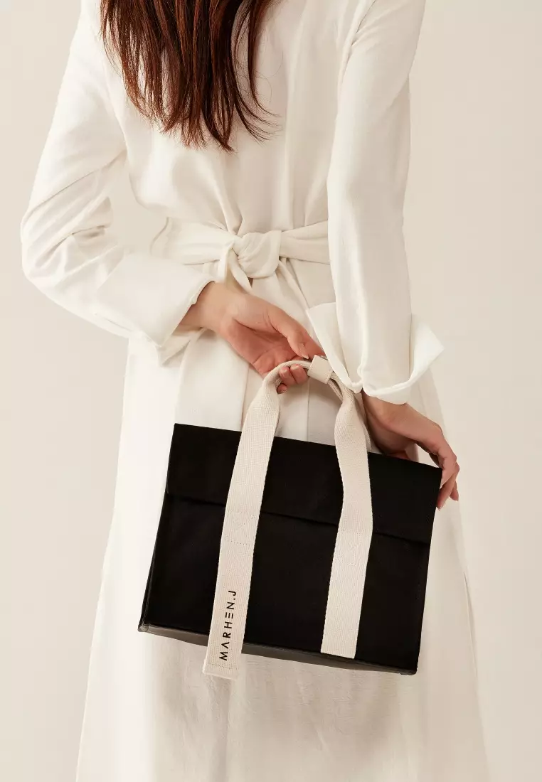 ROY MINI Canvas Crossbody Bag Black