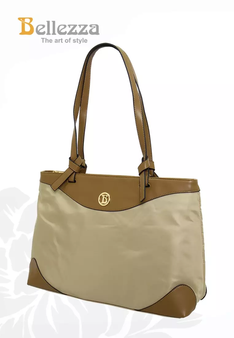 Bellezza Tote Bag BHW324 Khaki Comb