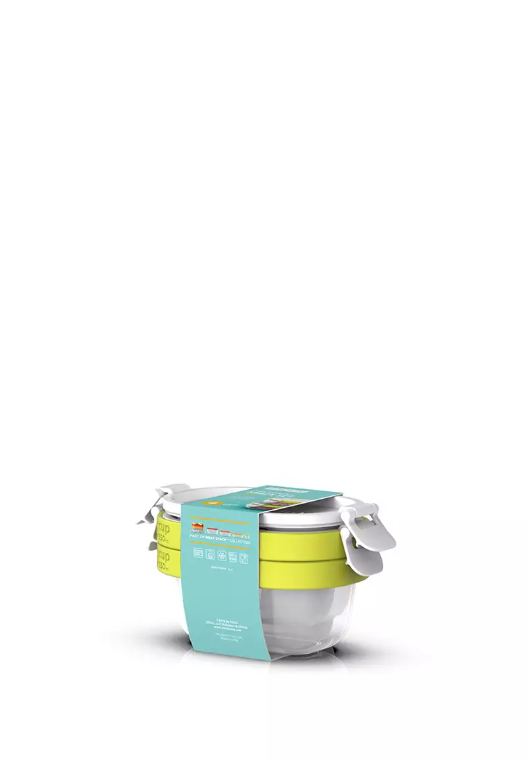Zoku 4pc Neat Snack Set  Tempat Bekal, Tempat Makanan Sisa, Tempat Makanan Instant