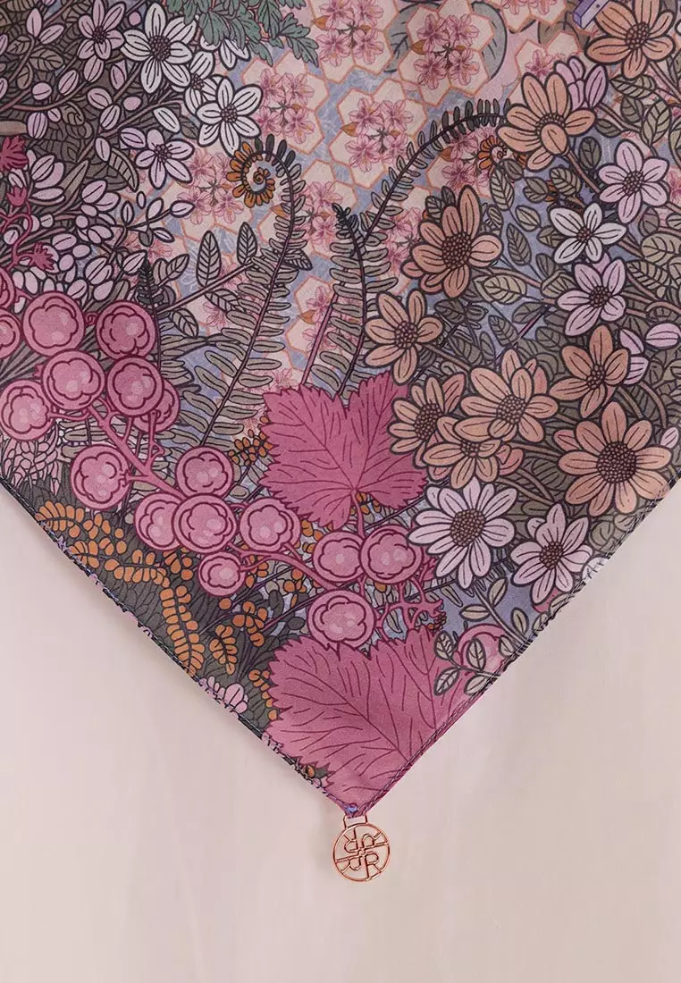 Ria Miranda Baby Blue Louisa Scarf