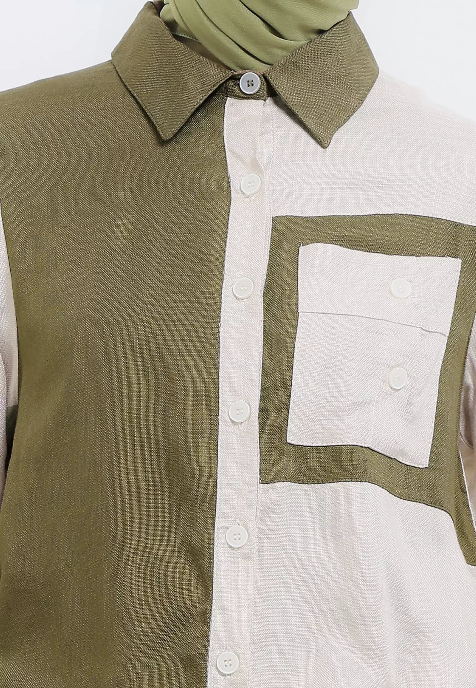 MFMW Orlin Atasan Kemeja Cream