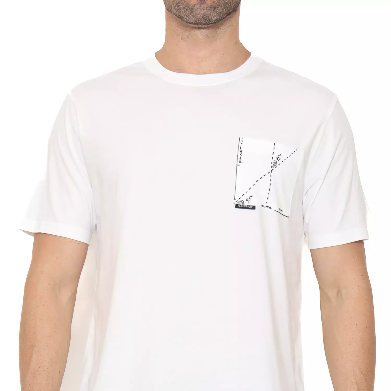 Planet Surf Clothing Kaos lengan pendek Pria Hister Men Tee Planet Surf