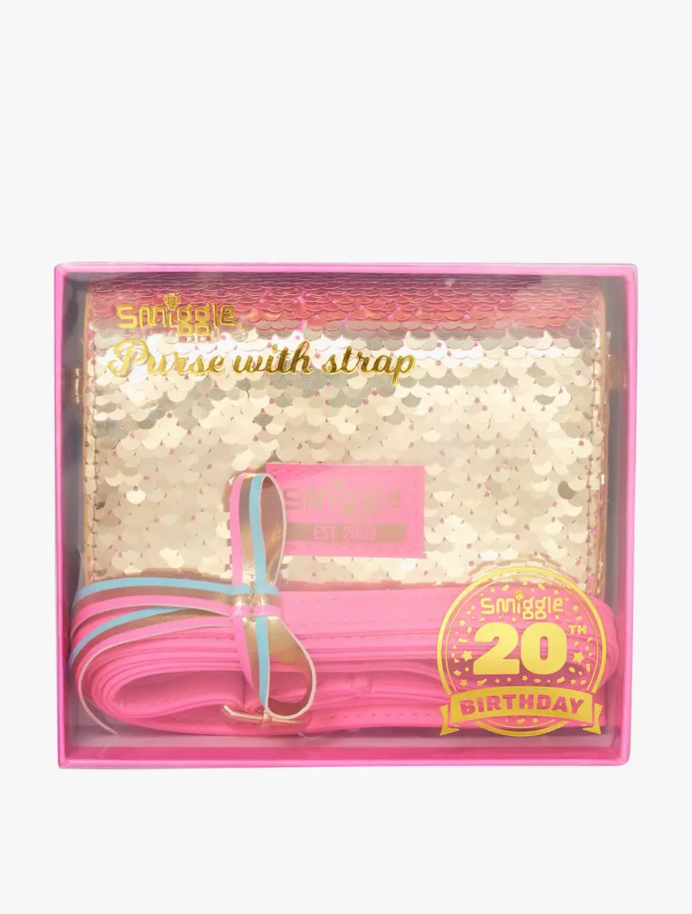 Jual Smiggle Smiggle 20th Birthday Leila Purse with Strap