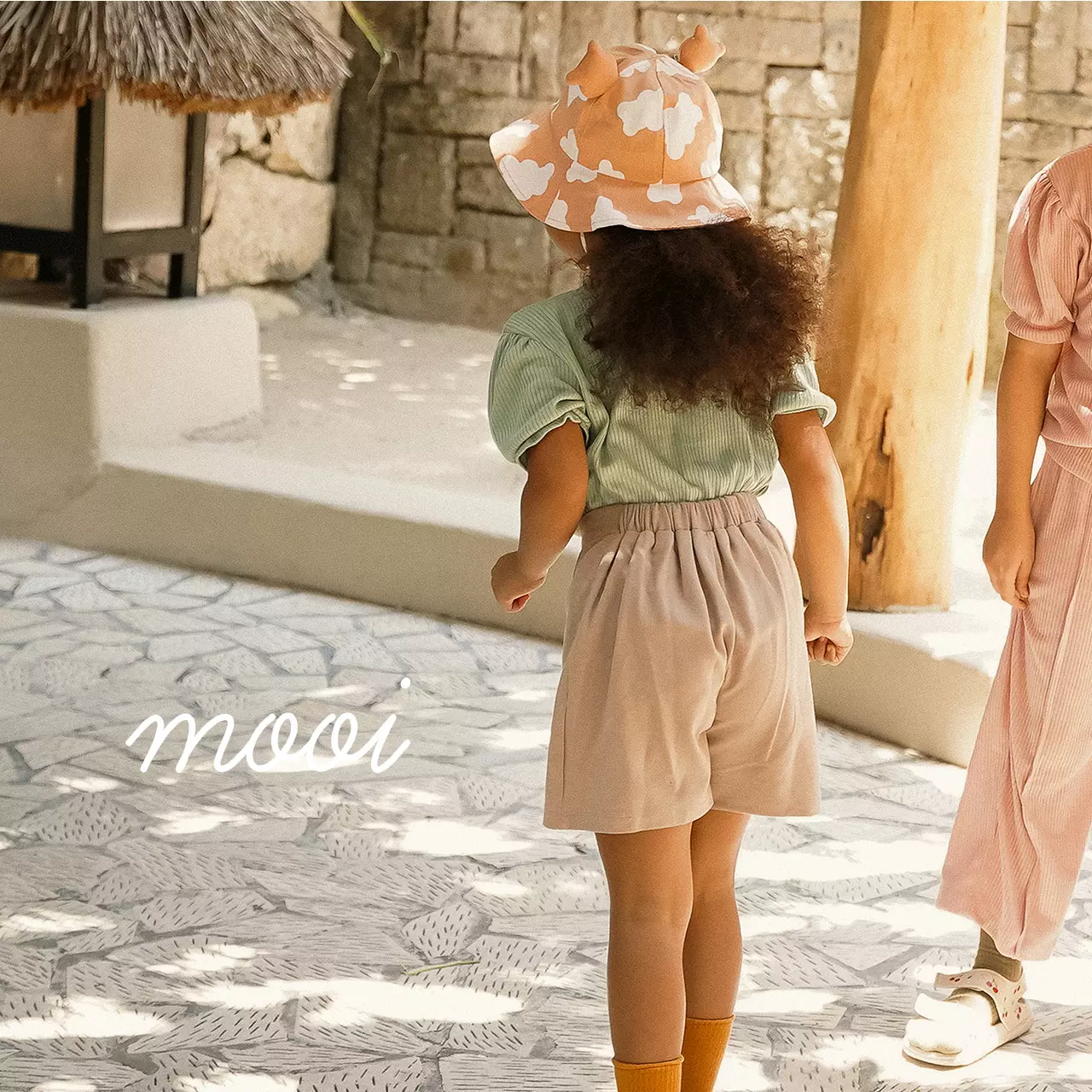 Mooi Rok Celana Skort Anak Perempuan Iva Skort Pants - Pink Rose